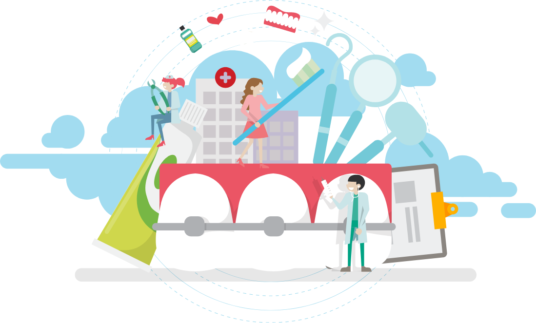 Ilustración ortodoncia